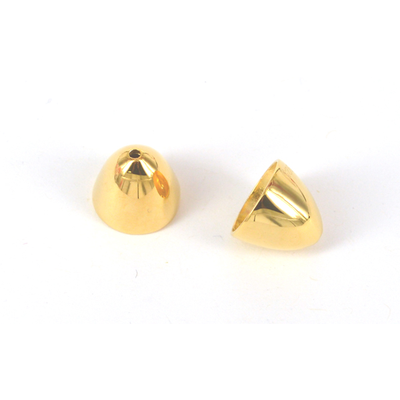 Vermeil Cone 13x11mm bell shape 2 pack