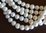 Fresh Water Pearls round 12-15mm strand slightly Graduated