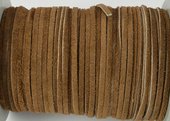 Suede 3mm Brown Per Meter-stringing-Beadthemup