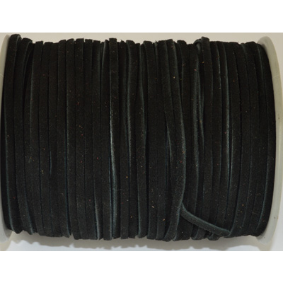 Leather 2mm Black Per Meter