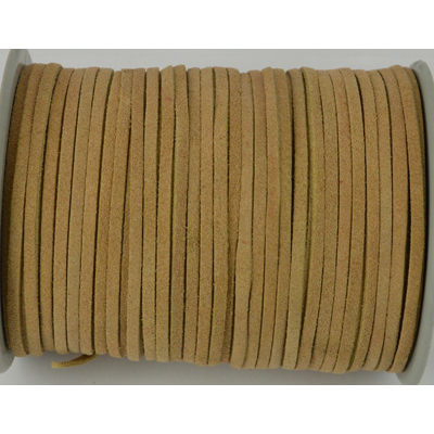 Suede 3mm Tan Per Meter