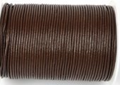 Leather 2mm Dark Brown Per Meter-stringing-Beadthemup