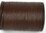 Leather 2mm Dark Brown Per Meter