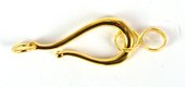 Vermeil Clasp Hook 29x14mm Each-findings-Beadthemup