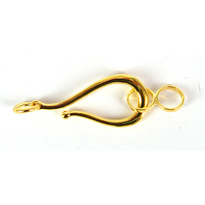 Vermeil Clasp Hook 29x14mm Each