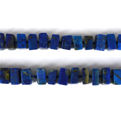 Lapis Matt AB Grade Square Rondel app 11x6mm EACH BEAD