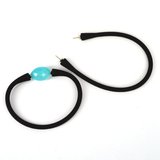 Rubber Bracelet Rh plate Brass Pin CHOOSE YOUR LENGTH 16cm or 18cm-silver, rhodium and gold plate-Beadthemup