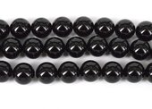 Onyx Polished Round 18mm strand 22 beads per strand-beads incl pearls-Beadthemup
