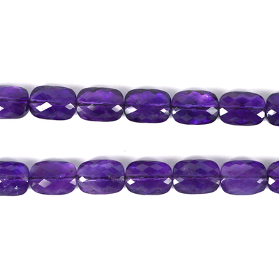 Amethyst Faceted Cushion 11x15mm EACH bead