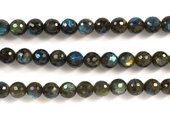Labradorite AA Faceted round 13mm EACH bead-beads incl pearls-Beadthemup