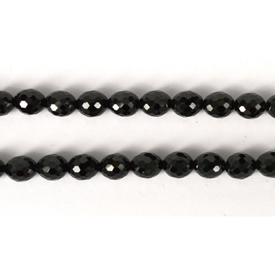 Spinel Black Faceted Olive 8x10mm EACH bead