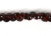 Garnet Faceted Onion Approx  7x8mm EACH bead-beads incl pearls-Beadthemup