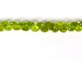 Peridot Faceted Onion Approx  6x5mm EACH bead-beads incl pearls-Beadthemup