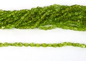 Peridot polished mani approx 8x5mm strand app 48 beads-beads incl pearls-Beadthemup