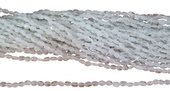 Moonstone polished mani approx 7x5mm strand app 48 beads-beads incl pearls-Beadthemup