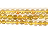 Golden rutilePolished round 8-9mm EACH bead-beads incl pearls-Beadthemup