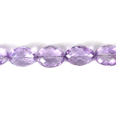 Amethyst Faceted Oval 13x18mm EACH bead