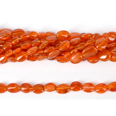 Carnelian Polished nugget approx 10mm strand 36 beads