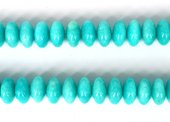 Amazonite Peruvian Polished Rondel 12x6mm EACH bead-beads incl pearls-Beadthemup