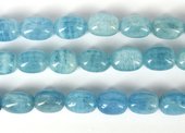 Aquamarine Polished nugget 12x16mm strand 22 beads per strand-beads incl pearls-Beadthemup