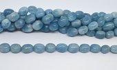 Aquamarine Polished nugget 12x16mm strand 22 beads-beads incl pearls-Beadthemup