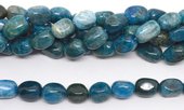 Apatite Polished nugget 13x18mm stand 22 beads per strand-beads incl pearls-Beadthemup