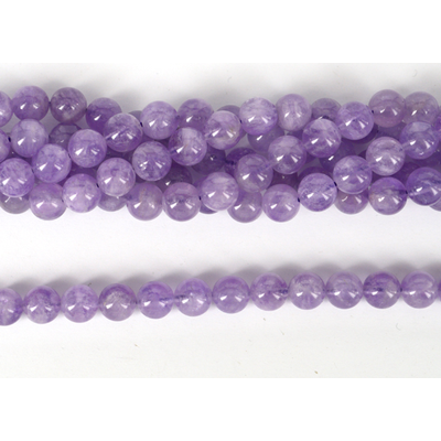 Amethyst Lavander Polished Round 10mm 40 Beads per strand