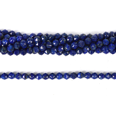 Lapis Faceted round 6mm strand 78 beads