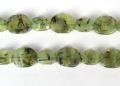 Prehnite Polished 20x15mm & 25x20mm str 18 beads-beads incl pearls-Beadthemup