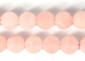 Rose Quartz Matt round 14mm EACH bead-rose quartz-Beadthemup