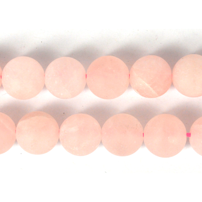 Rose Quartz Matt round 14mm EACH bead