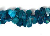 Coral top drill Teardrop Teal approx 12x8mm strand approx 83 beads-coral-Beadthemup