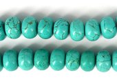 Howlite Dyed Rondel 13x18mm EACH bead-howlite-Beadthemup