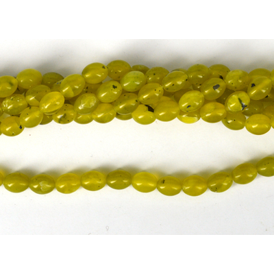 Korean Jade Polished Olive 8x10mm Strand 39 beads