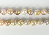 Fresh Water Baroque Pearl Pink Graduated 11-15mm EACH BEAD-beads incl pearls-Beadthemup