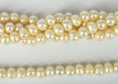 Fresh Water Pearl Potato 9-10mm Strand 1.2mm HOLE 42 beads-sea side charm bracelet-Beadthemup