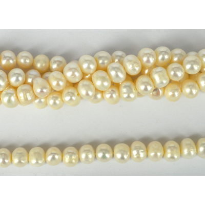 Fresh Water Pearl Potato 9-10mm Strand 1.2mm HOLE 42 beads