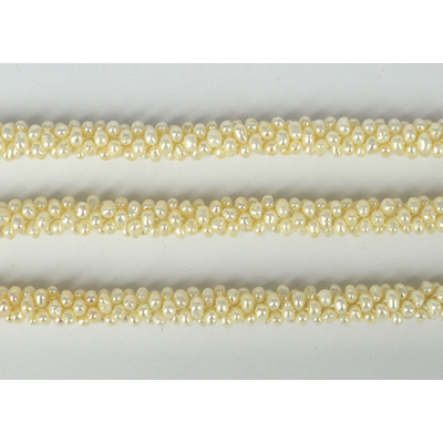 Fresh Water Pearls Woven strand 8mm 51cm long