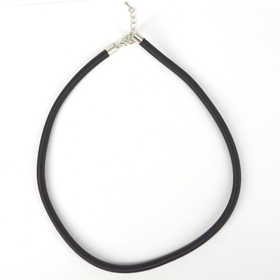 Cord Necklace 5mm Black 46-52cm long