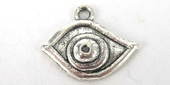 Base Metal Charm 61mm Evil Eye 20 pack-findings-Beadthemup