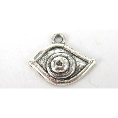 Base Metal Charm 61mm Evil Eye 20 pack