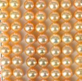 Fresh Water Pearl Half Drill Button Pink 5.5-6mm PAIR-pearls-Beadthemup