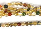 Rutile Quartz Polished Round 10mm Strand 40 beads-beads incl pearls-Beadthemup