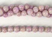 Kunzite polished round 10mm strand 39 beads-beads incl pearls-Beadthemup