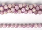Kunzite polished round 8-9mm strand 43 beads-beads incl pearls-Beadthemup