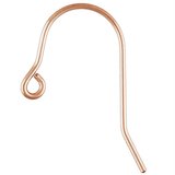 14k ROSE Gold filled Sheppard loop 0.76mm wire 2 PAIR-findings-Beadthemup