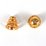 24K Gold plate brass cap 9x10mm 2 pack