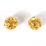 24K Gold plate brass bead round filligree 10mm 1 pack