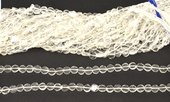 Clear Quartz Pol.Coin app 7.5mm str app 50 beads-beads incl pearls-Beadthemup