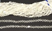 Clear Quartz Pol.Coin app 7.5mm str app 50 beads-beads incl pearls-Beadthemup